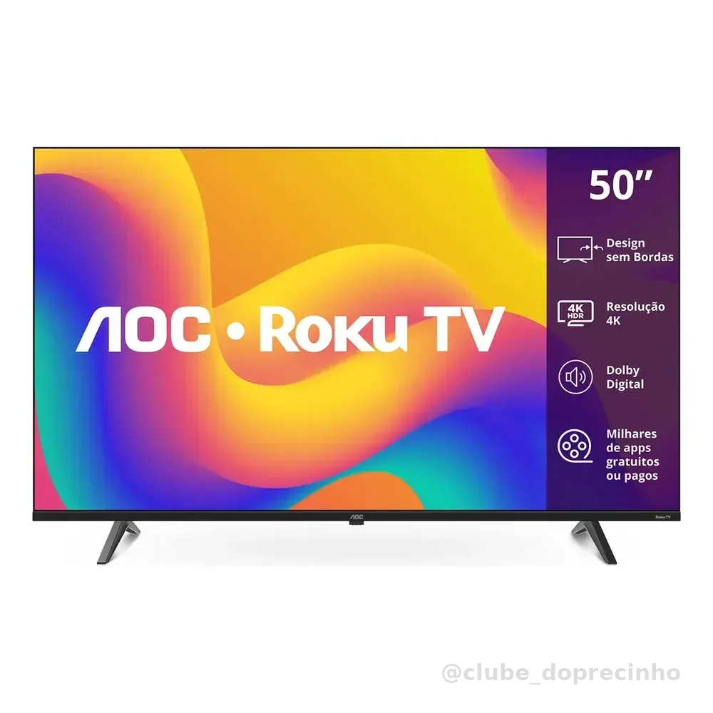 Smart Tv Roku Tv 50 7045 4k Uhd Aoc Bivolt