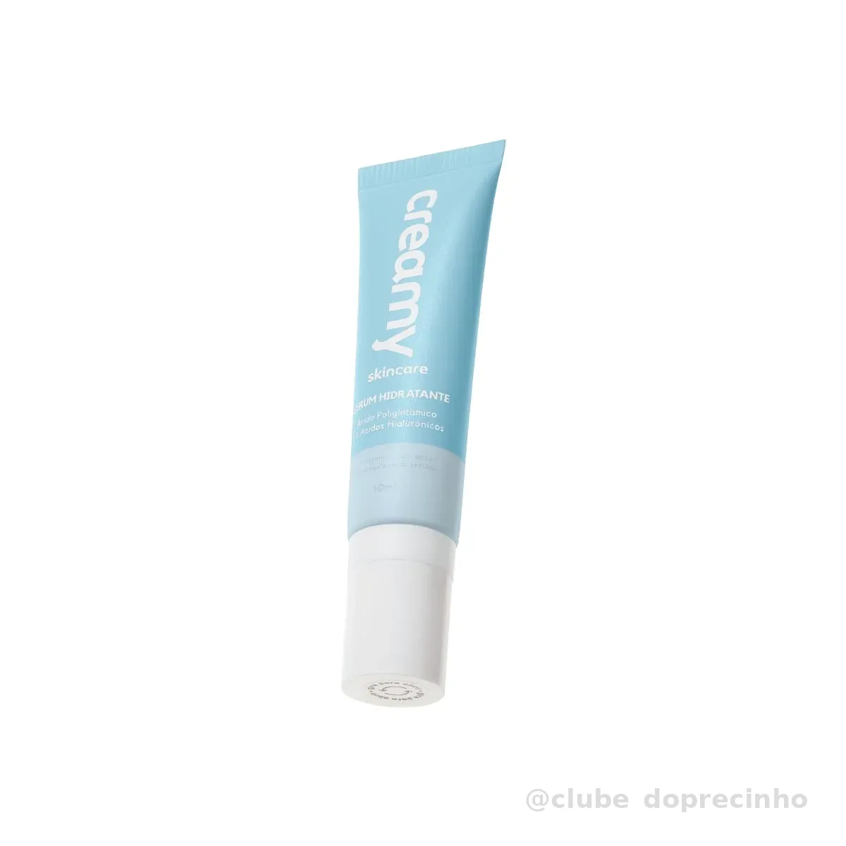 Creamy Skincare Sérum Hidratante 30ml | Textura Leve, Oil-Free, Hidratação Profunda, Rápida Absorção | Uso Diurno e Noturno, Todos os Tipos de Pele, inclusive Oleosas