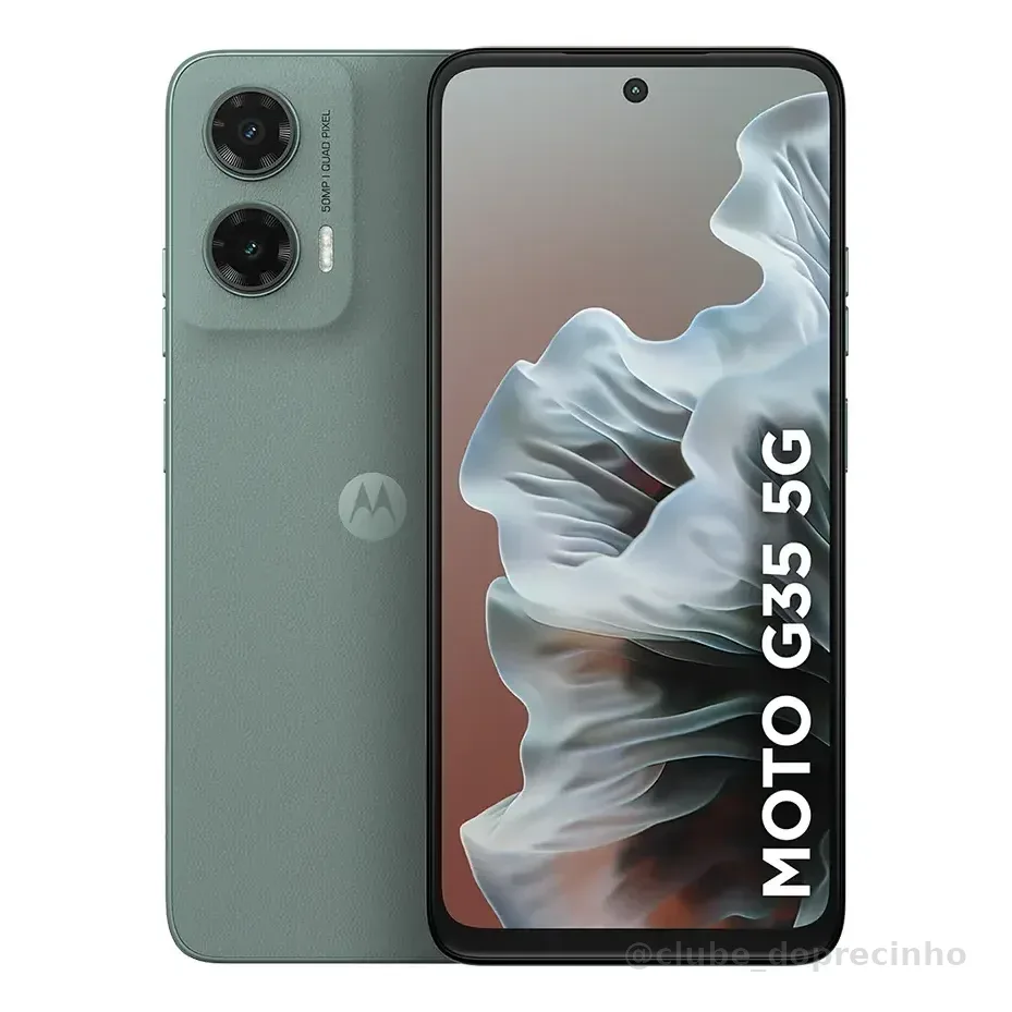 Smartphone Motorola Moto g35 5G - 256GB 12GB (4GB RAM+8GB Ram Boost) e Camera 50MP com AI NFC Tela 6.7" com Superbrilho - Cinza