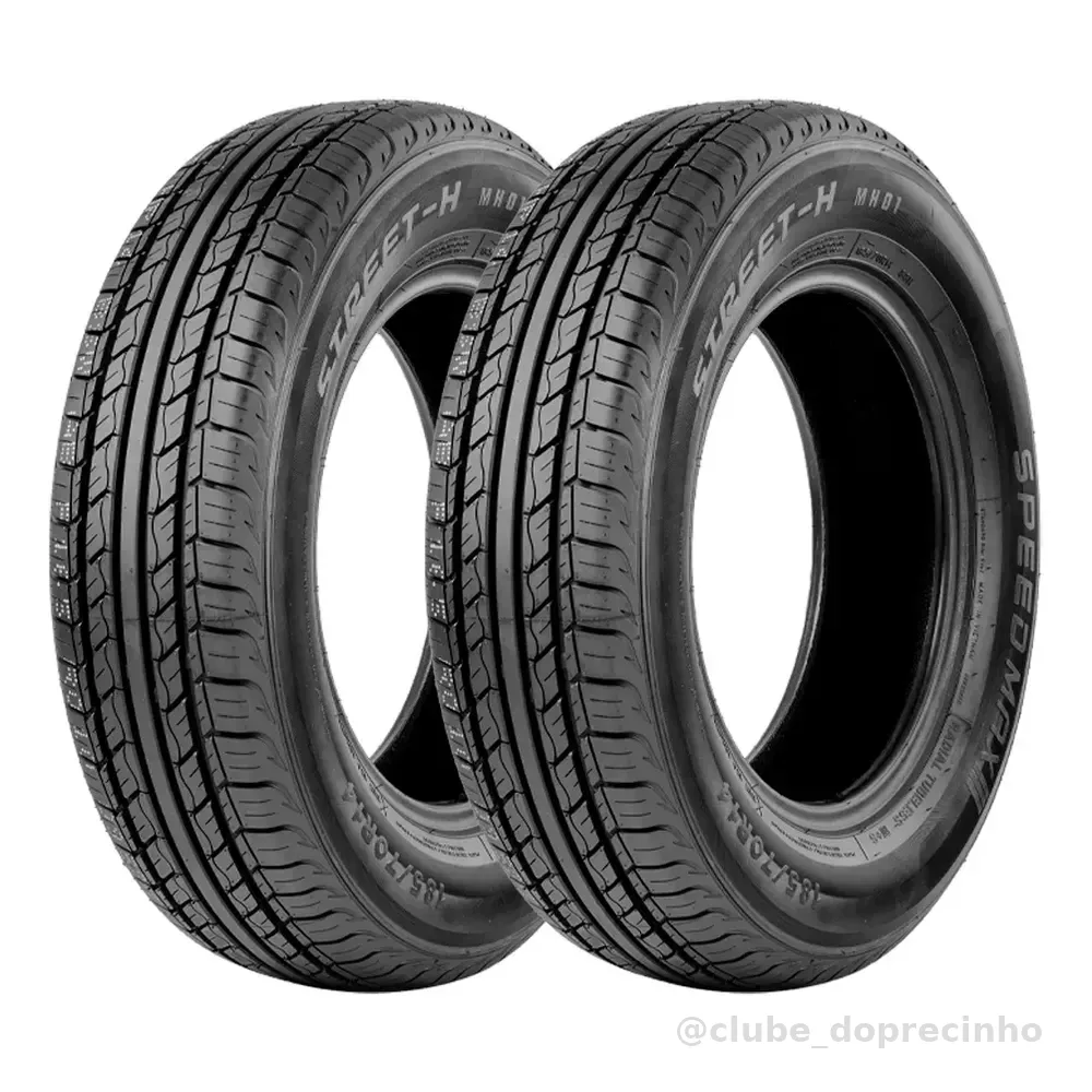 Jogo 2 Pneus Speedmax Aro 14 Mh01 185/70r14 88h H