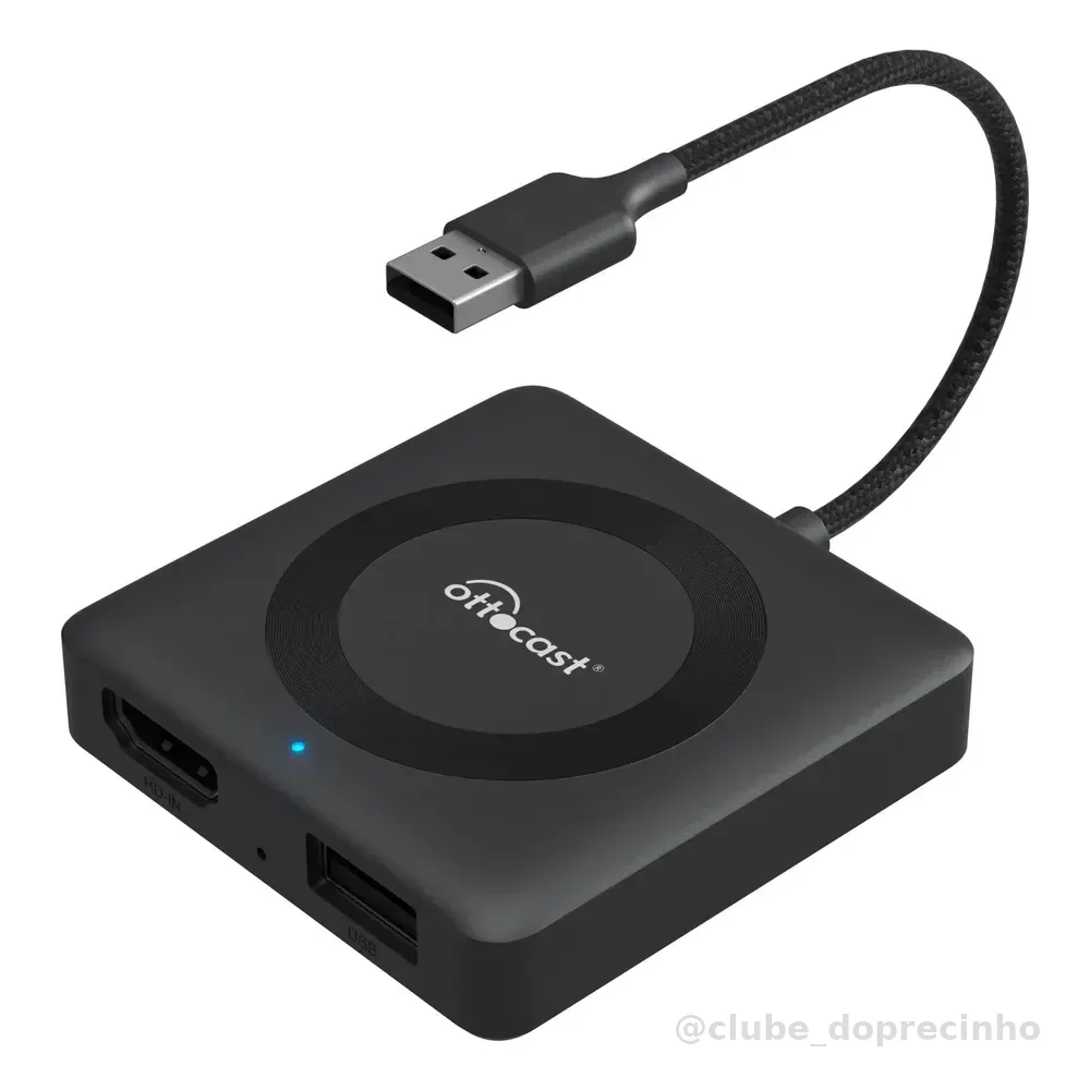 Conversor Ottocast Car Tv Mate Tv Para Carro Com Carplay