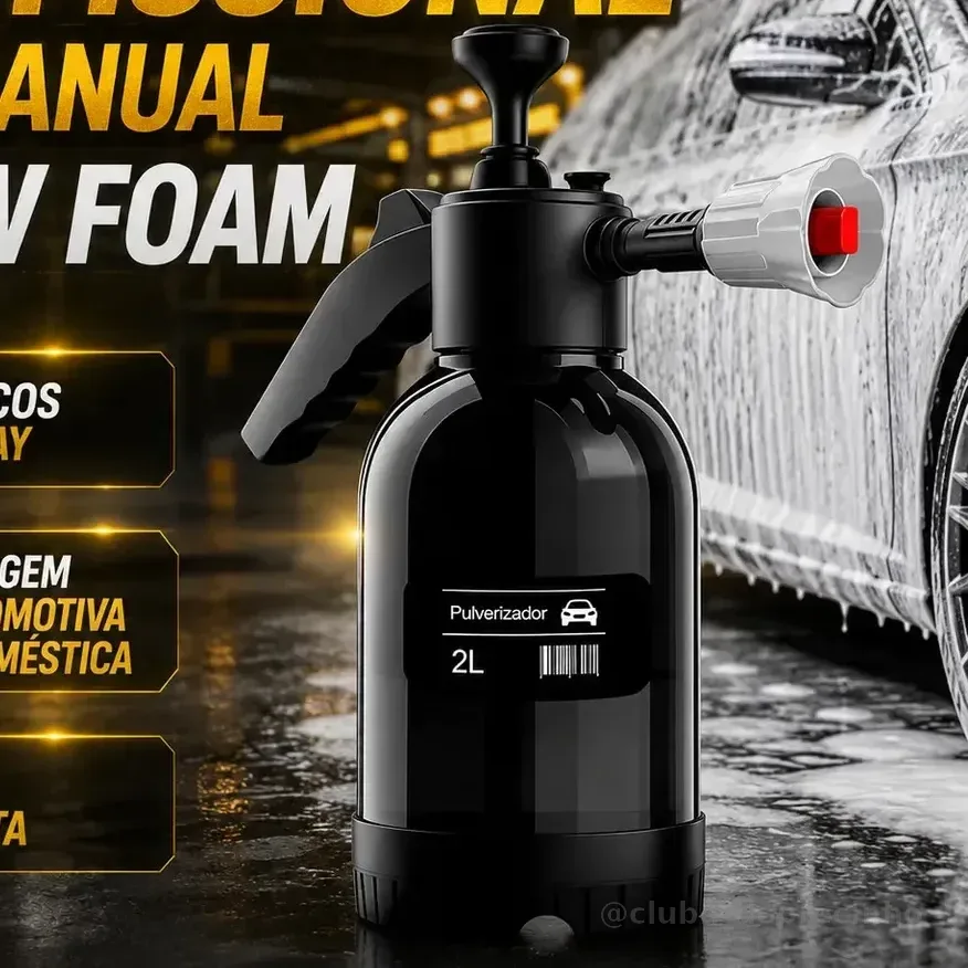 Pulverizador Profissional 2l Snow Foam Potente Com 3 Bicos Spray