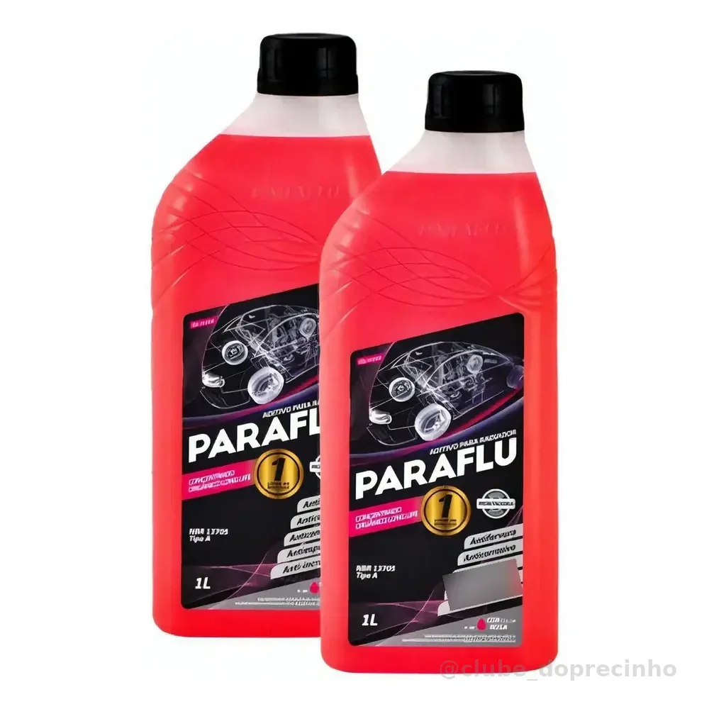 2 Fluido Paraflu Rosa Concentrado Organico 3001 1 Litro Rosa