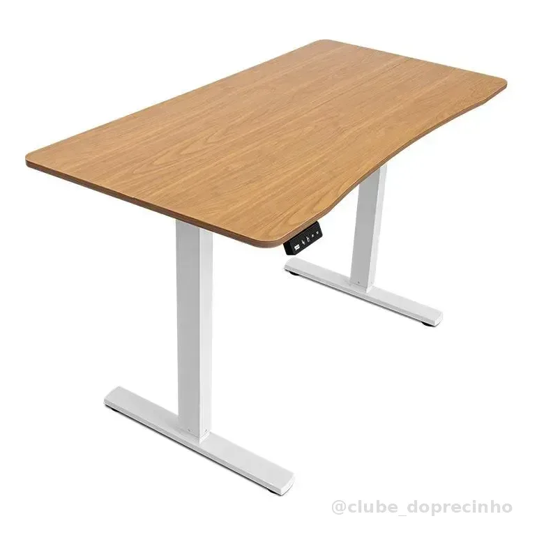 Mesa Office Zinnia Astera, 120cm,com Regulagem, Madeira