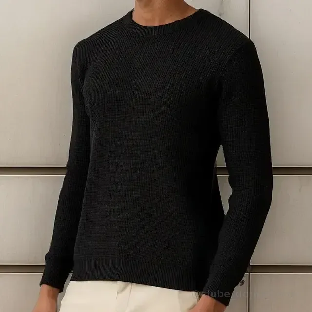 Suéter De Tricot Masculino Básico Casual Opus