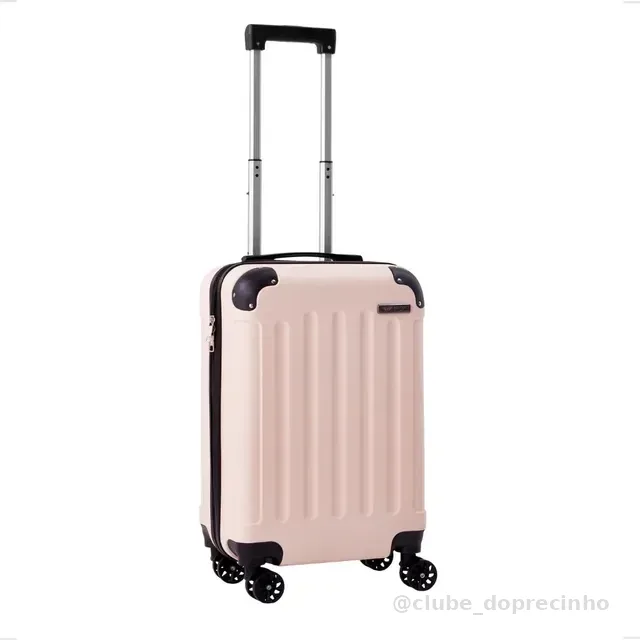 Mala De Viagem Bordo Mão Pequena 10kg Abs Cadeado 360