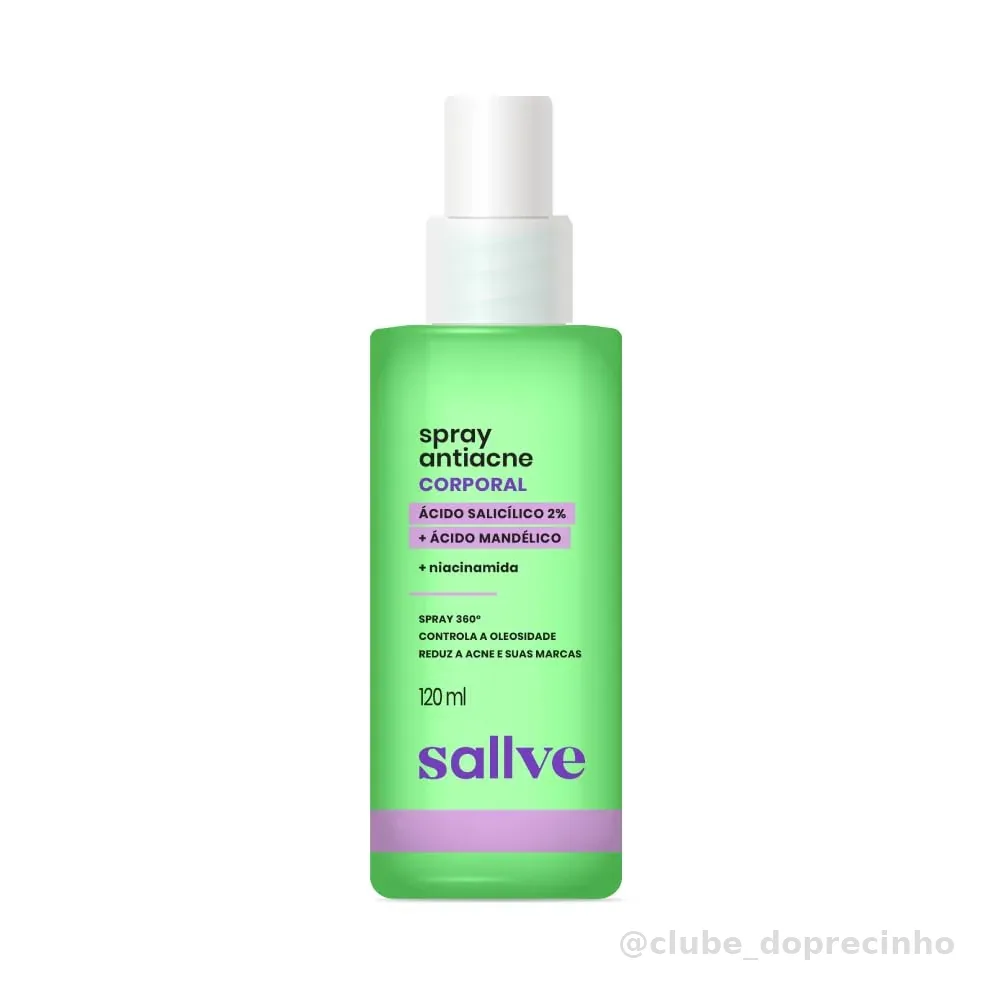 Sallve Spray Antiacne Corporal 120ml