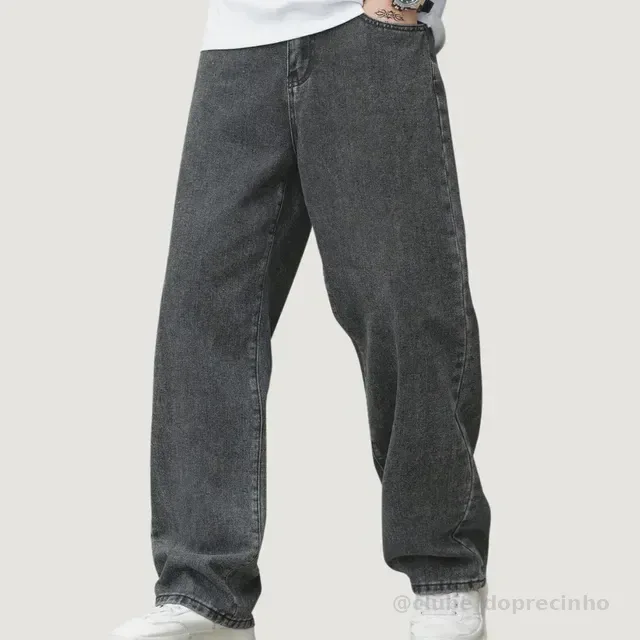 Calça Balão Calca Jeans Masculina Bag Boca Larga Streetwear