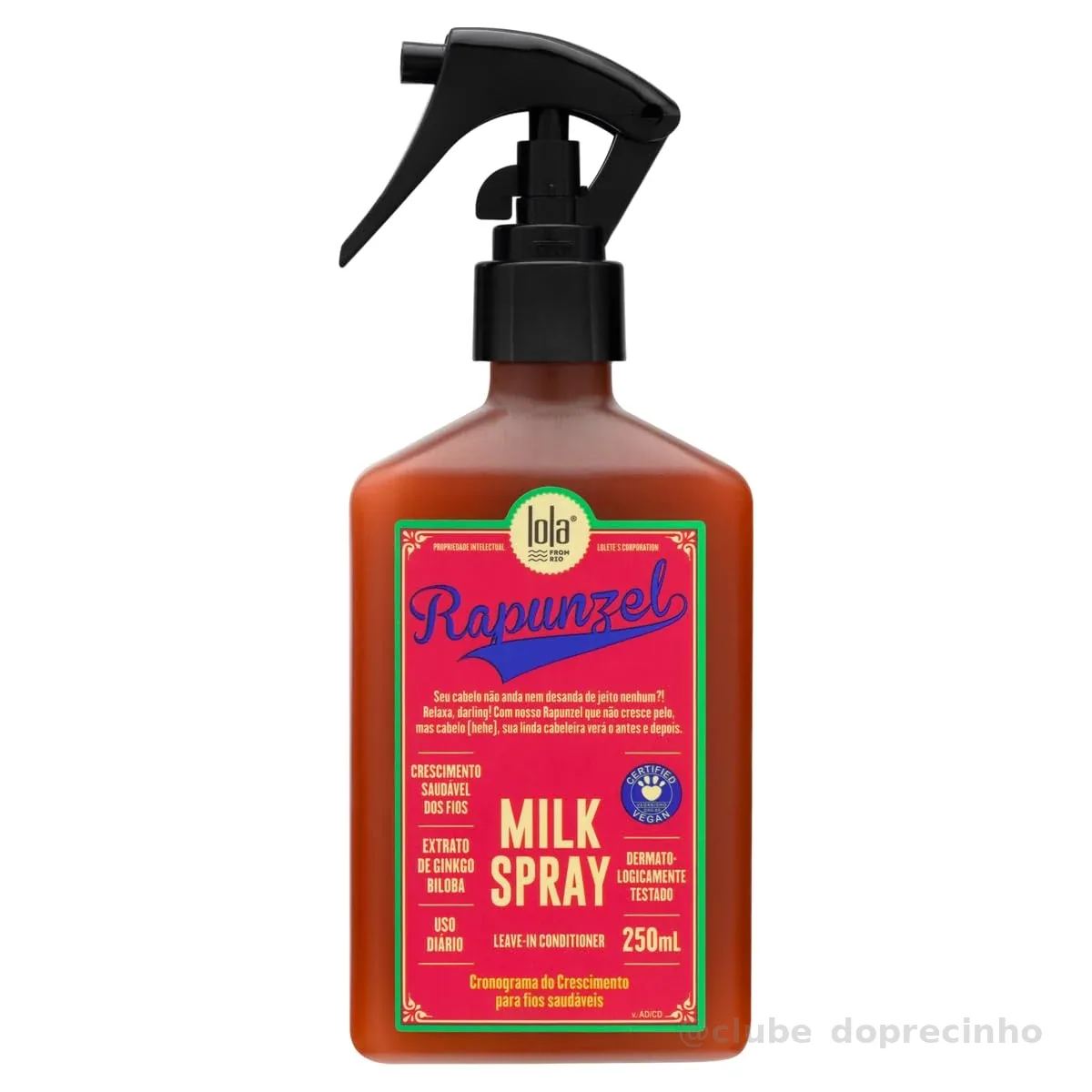 Rapunzel Milk Leave-in Spray 250ml , Lola Cosmetics