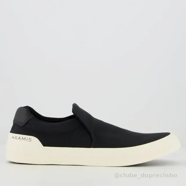 Tênis Aramis Daily Slip Canvas Preto