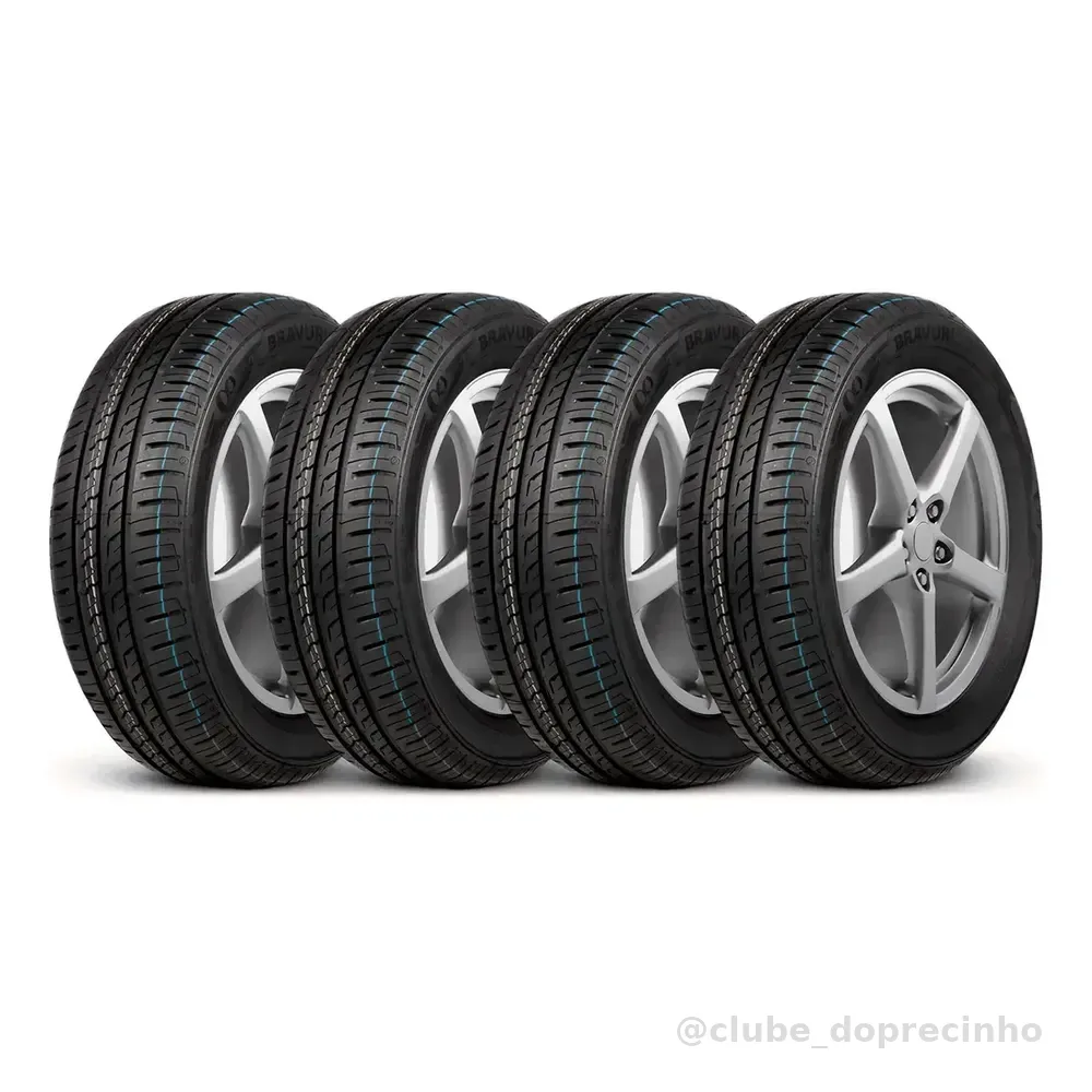 Kit 4 Pneus 185/70R14 Barum Bravuris 5HM 88H By Continental Aro 14