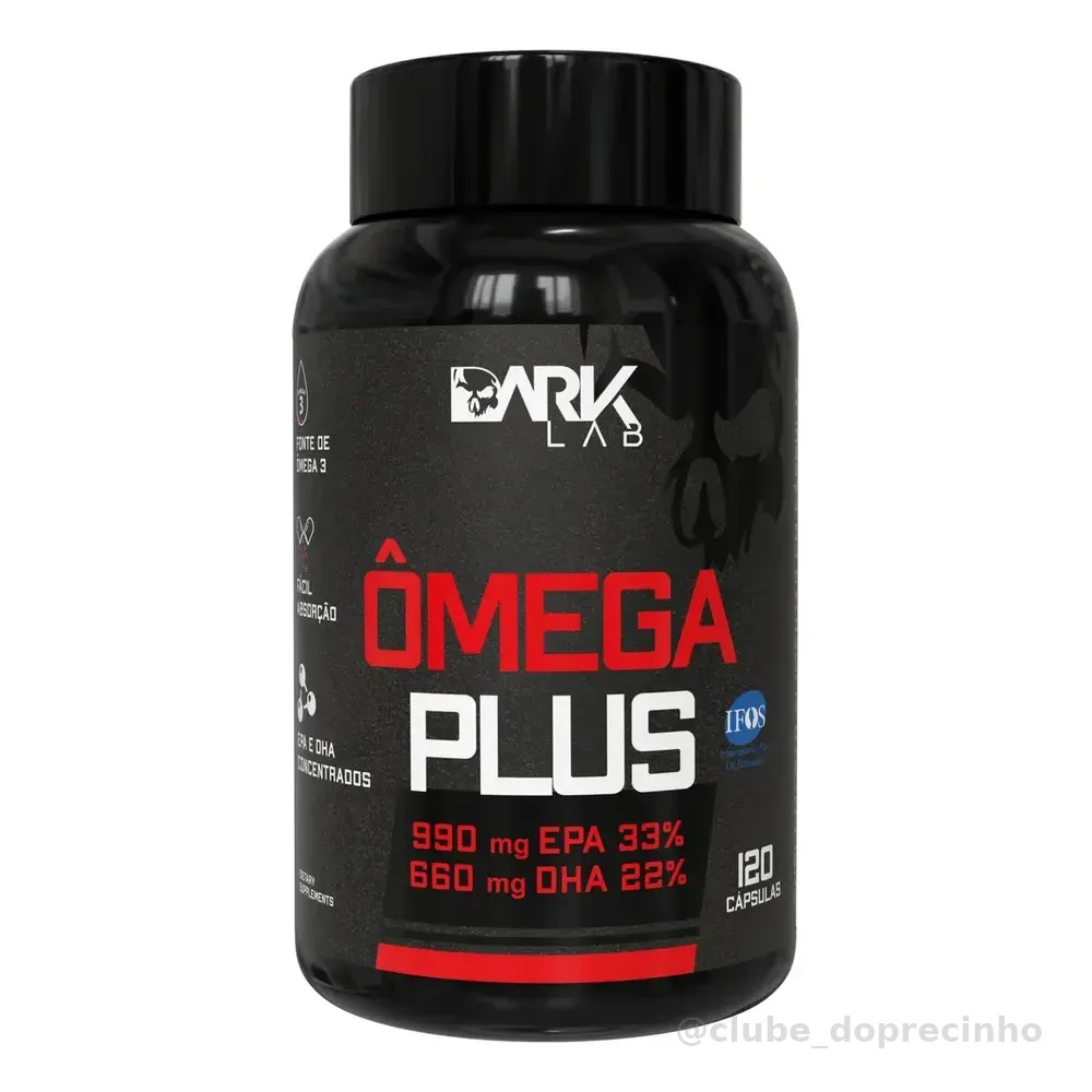 Omega Plus 120 Cápsulas Ômega 3 Dark Lab