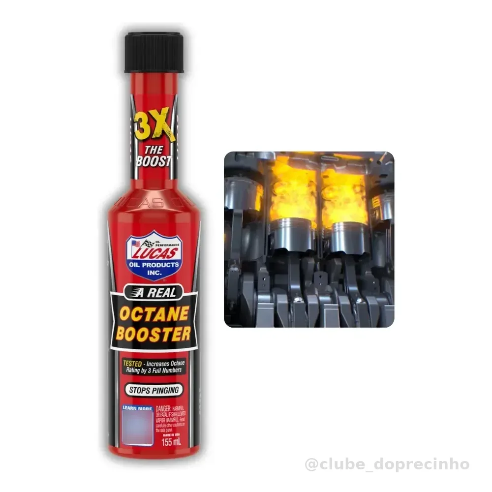 Lucas Oil Octane Booster Aditivo De Gasolina Potência 155 Ml