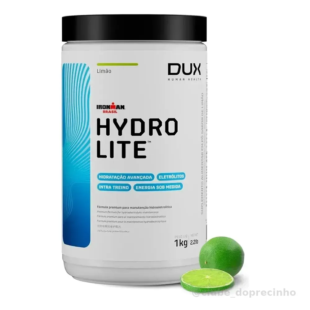 Suplemento Em Pó Dux Nutrition Hydrolite Carboidratos Sabor Limão Em Pote De 1000g 
