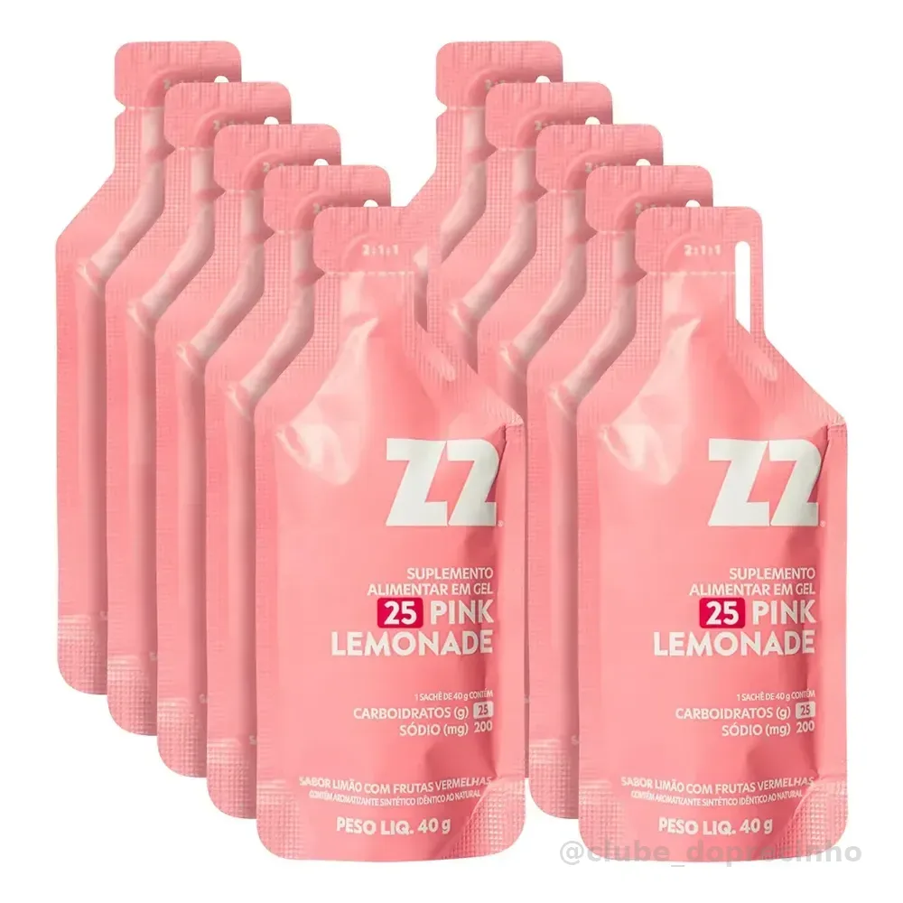 Energy Gel Z2 Pink Lemonade Box 10 Unidades Sachê 40g