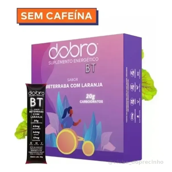 BT Gel de Carboidrato Dobro Beterraba e Laranja (10 sachês de 30g cada)