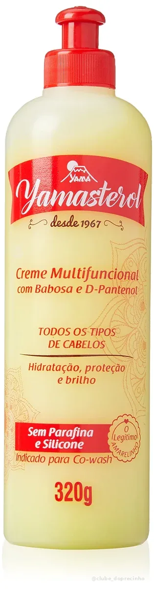 YAMA Creme Multifuncional Yamasterol Com Babosa E D.Pantenol Yama Amarelo