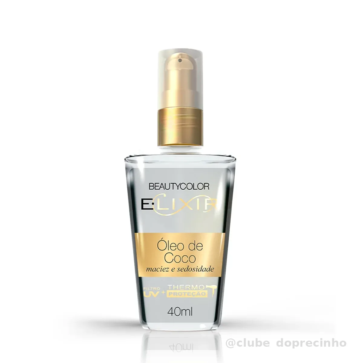 E.lixir Óleo de Coco - Maciez e Sedososidade - BEAUTYCOLOR - 40ml