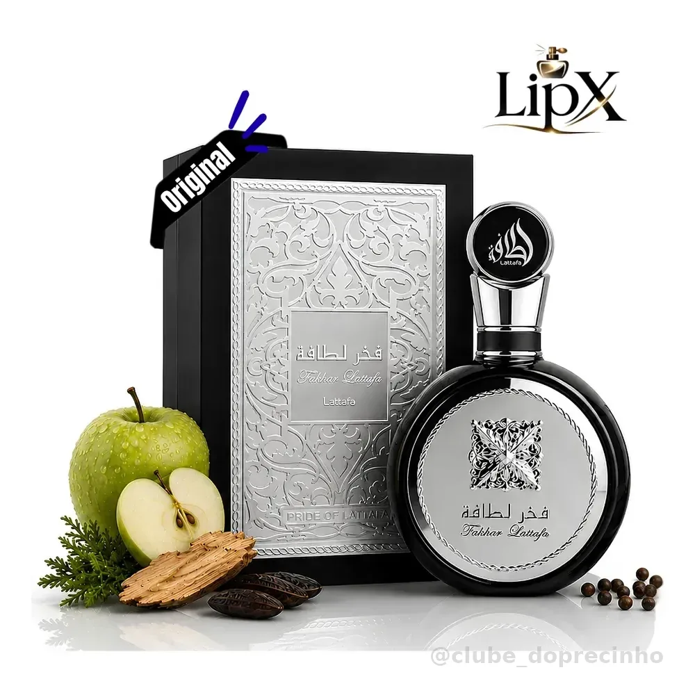 Perfume Árabe Masculino Fakhar Black Lattafa Edp 100ml