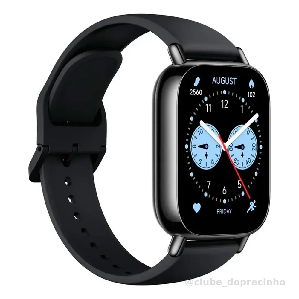 Relógio Smartwatch Redmi Watch 5 Lite Com Gps Caixa Black