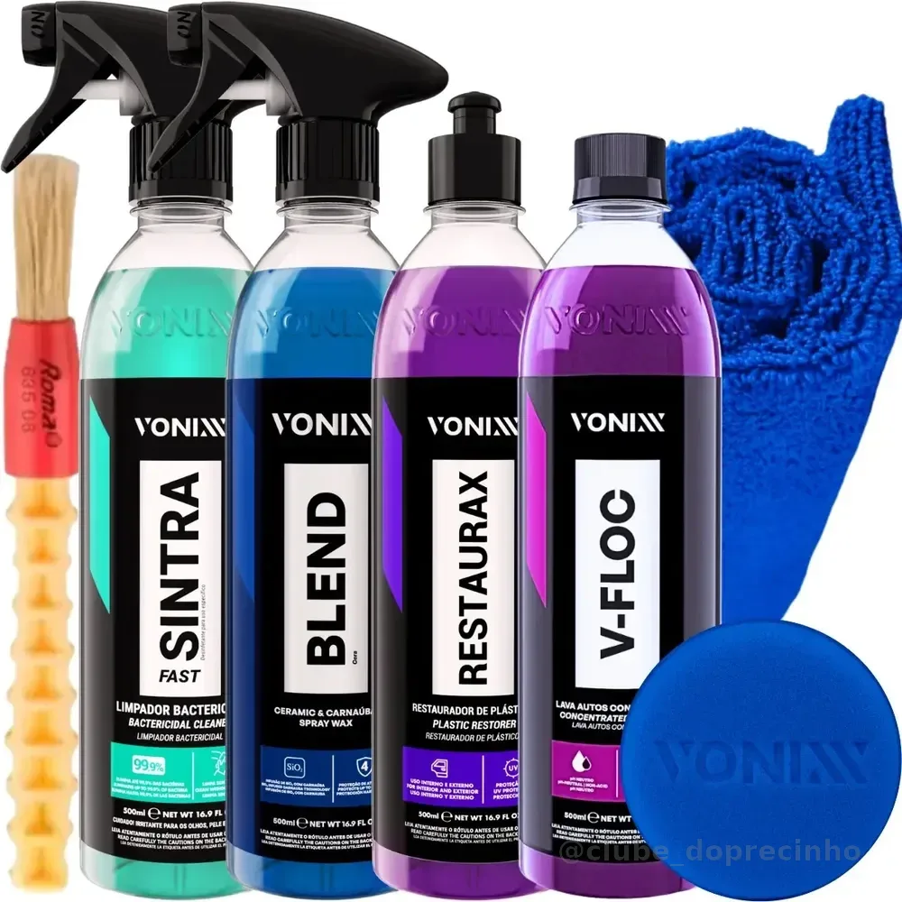 Kit Shampoo V-floc Cera Blend Sintra Fast Restaurax Vonixx