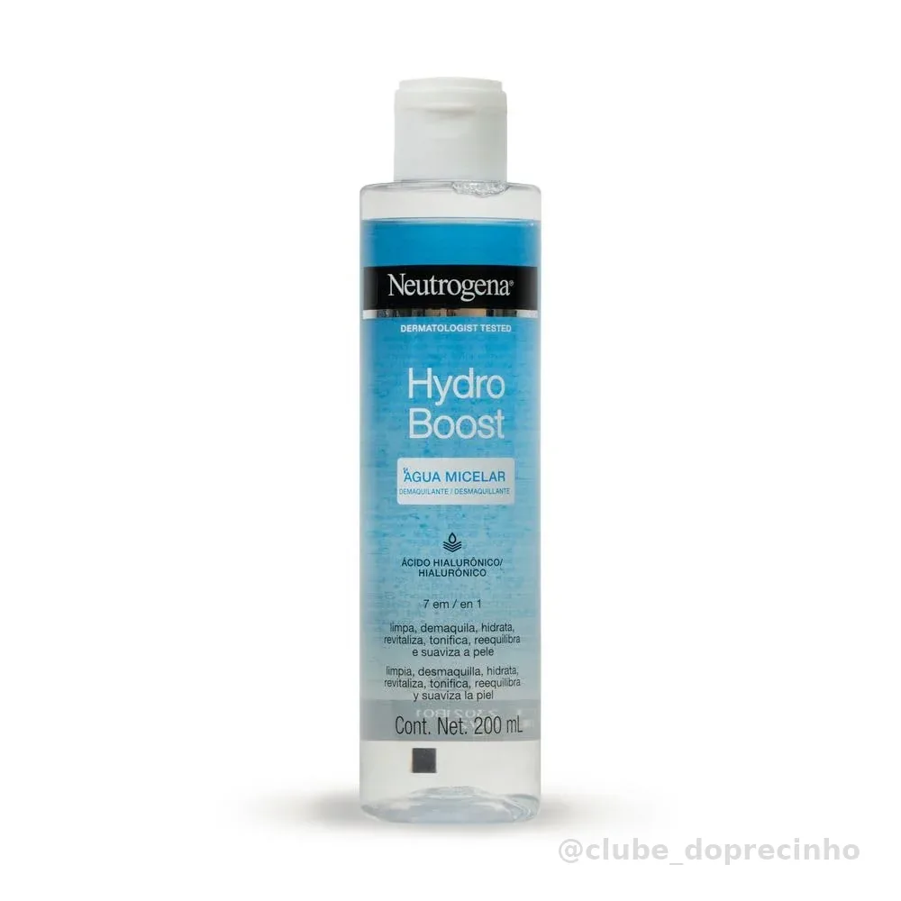 Neutrogena Água Micelar Demaquilante Hydro Boost, 200ml