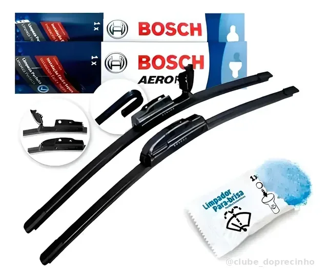 Palhetas Limpador Parabrisa Bosch Aerofit Silicone Original