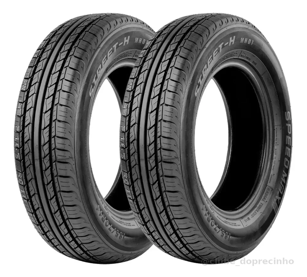 Jogo 2 Pneus Speedmax Aro 14 Mh01 185/70r14 88h H