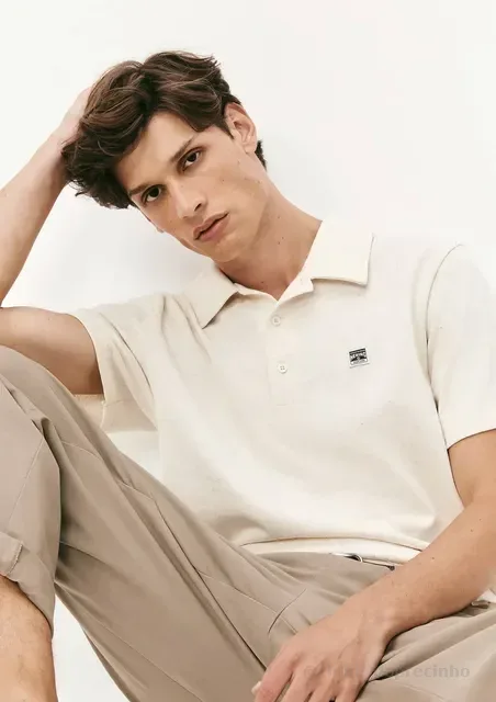 Camisa Polo Masculina Manga Curta Comfort Hering