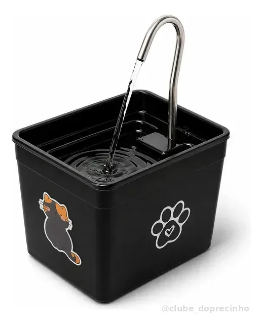 Bebedouro Automático Para Gatos Fonte De Água Silencioso