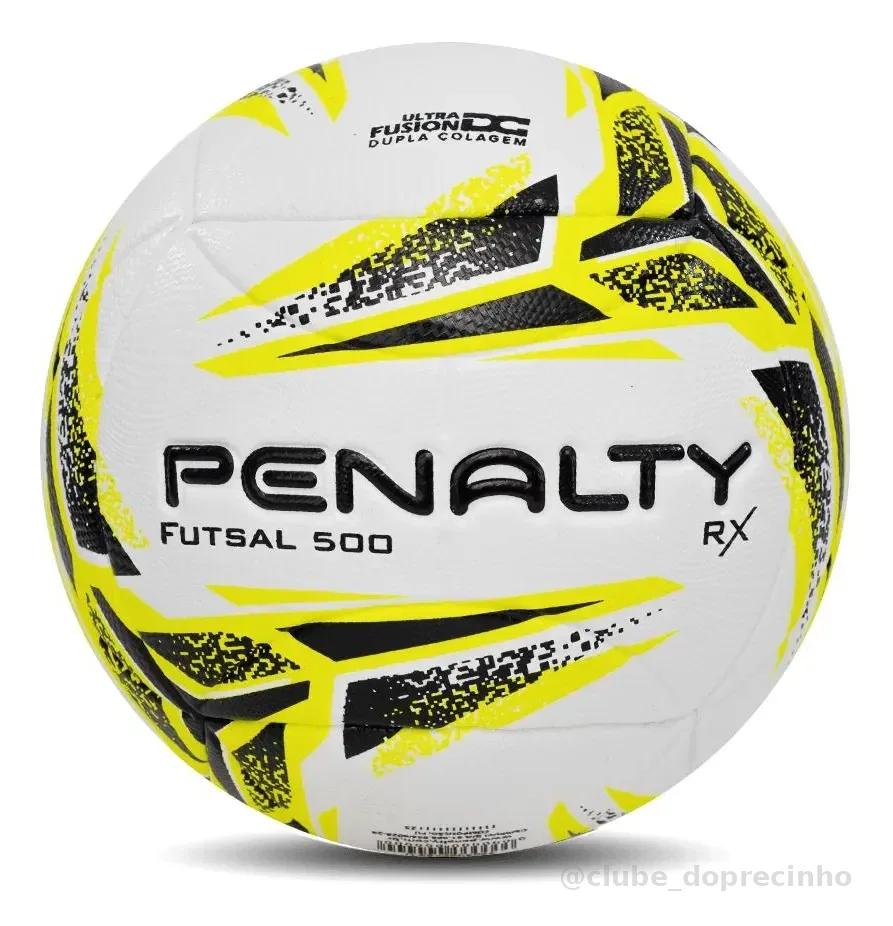 Bola De Futsal Rx 500 Xxiii Cor Branco Amarelo E Preto Penalty