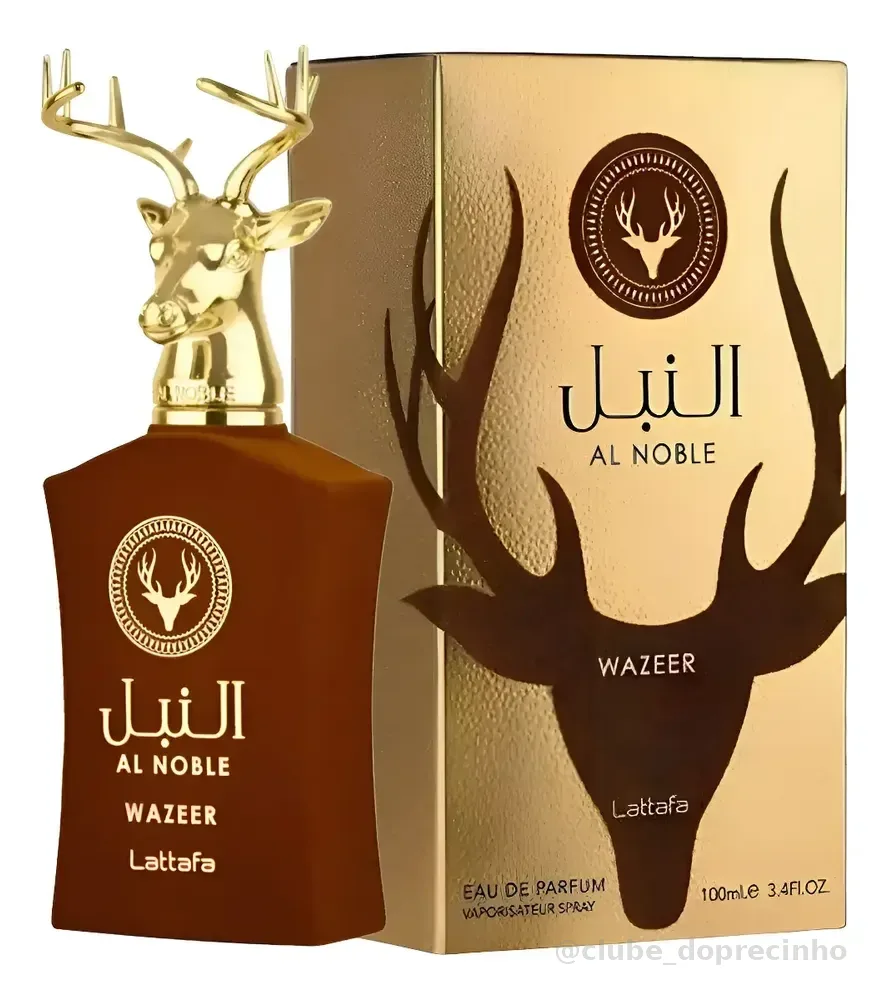 Perfume Wazeer Al Noble Lattafa Árabe Edp 100ml