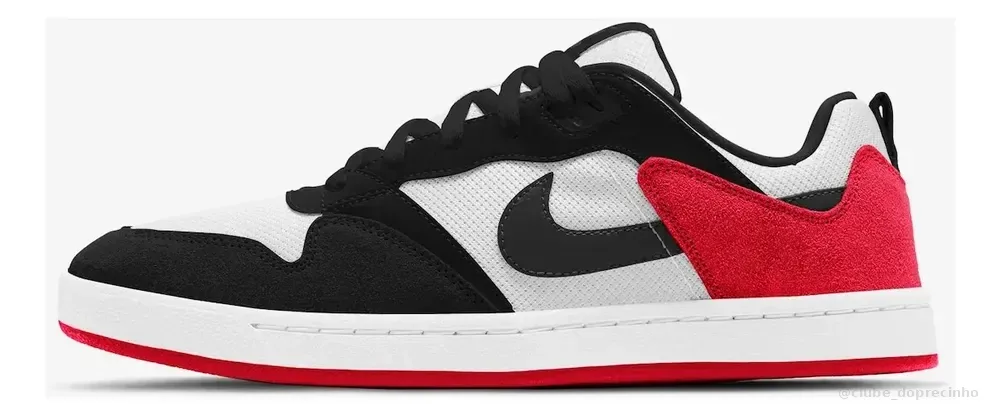 Tênis Nike Sb Alleyoop Masculino Branco/preto 41 Br