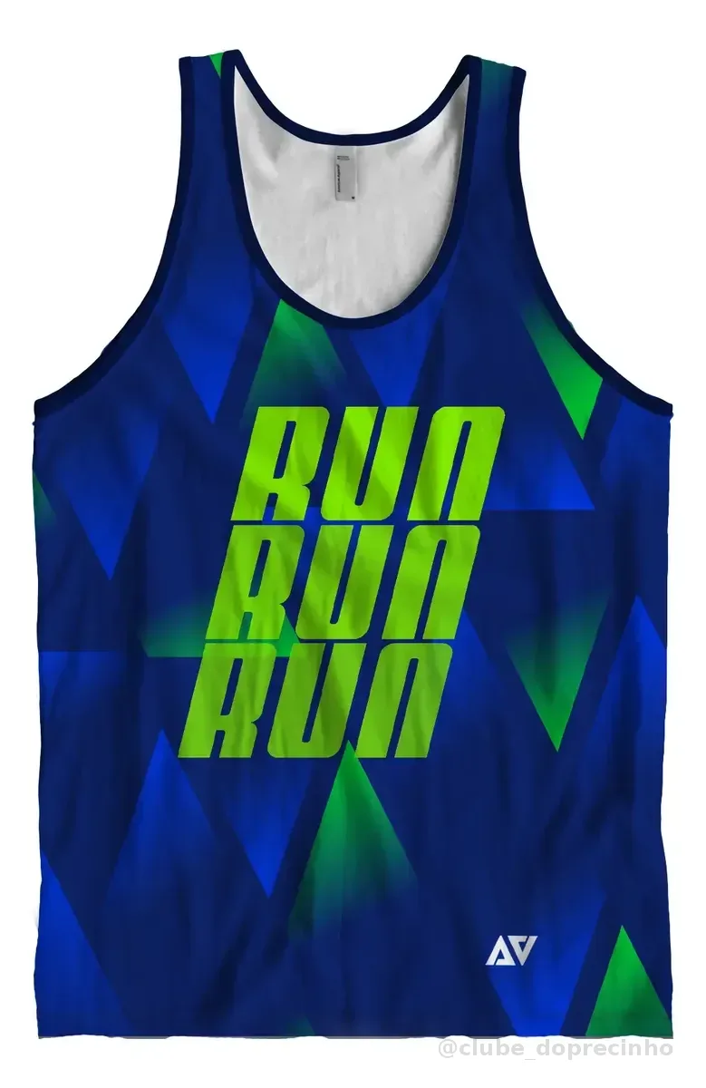Camiseta Regata Masculina Dryfit Corrida Maratona