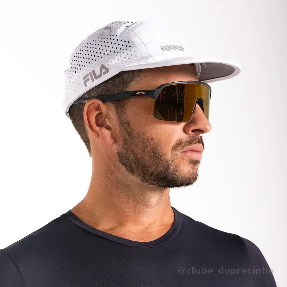 Boné Running Fila Marathon Branco Unissex I Branco