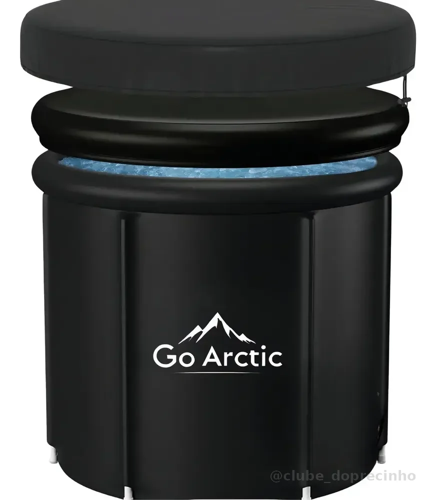 Banheira De Gelo Recovery Atleta Pro Portátil 300l Goarctic Preto