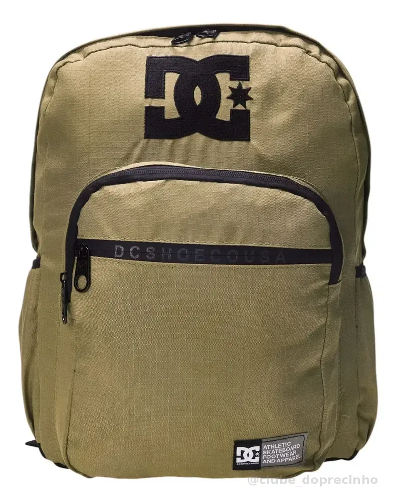 Mochila Esportiva Masculino E Feminino P04 Verde DC Shoes