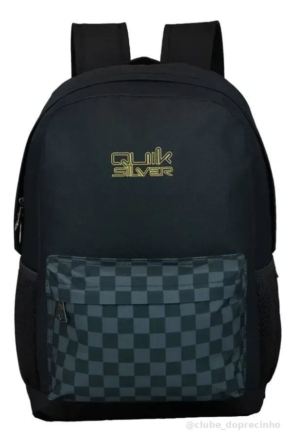 Mochila 17 Esportiva Quiksilver Pop 19 Preto 16720 Desenho do tecido Liso Xeryus