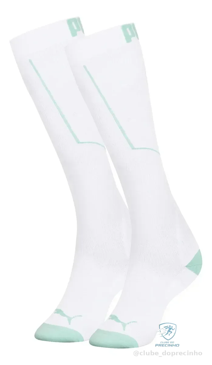Meia 3/4 Puma Alta Compressão Circulação Cano Longo