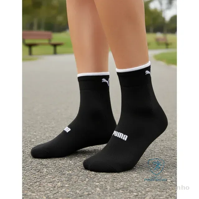 Meia Puma Dry Fit Poliamida Cano Baixo