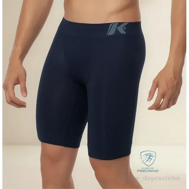 Bermuda Térmica Esportiva Corrida Masculina Sem Costura