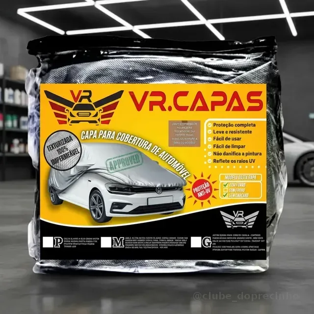Capa Pra Cobrir Carro Forrada  Impermeável Tamanho P M G