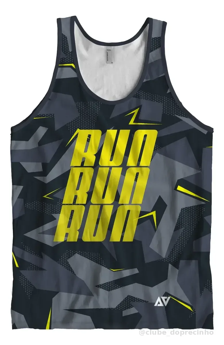 Camiseta Regata Masculina Dryfit Corrida Maratona Unissex