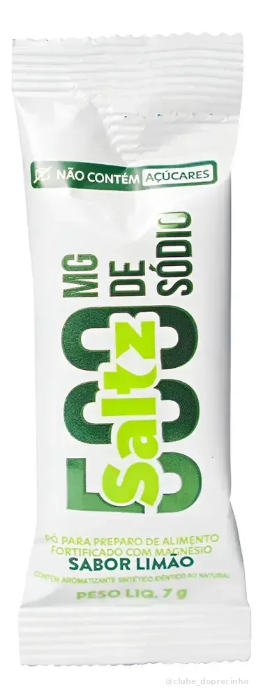Eletrólitos Saltz Z2 Performance de Limão Sem Açúcar, Pack com 10 Sticks