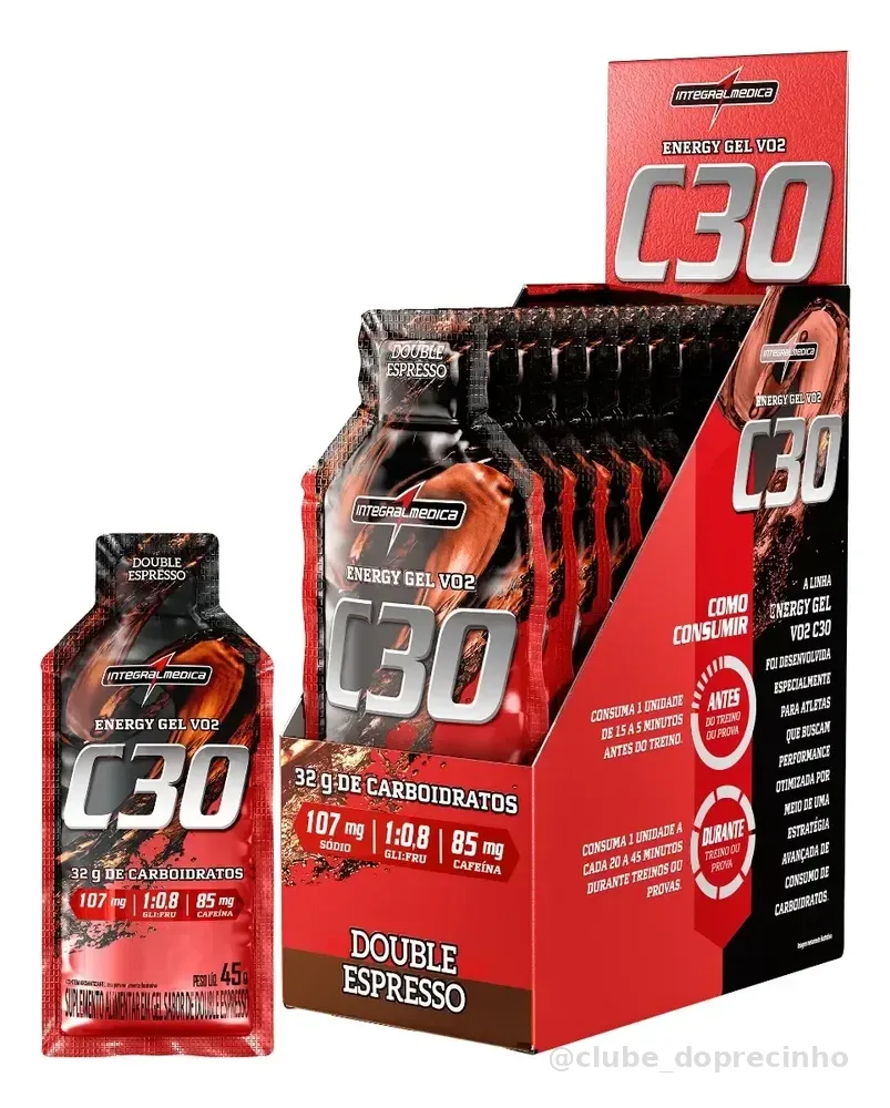 VO2 Energy Gel Double Espresso Integralmédica