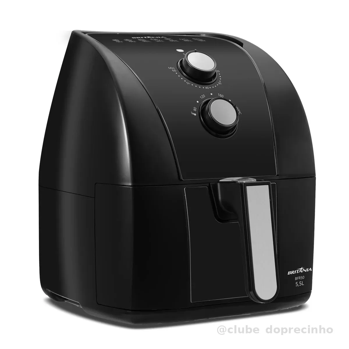 Fritadeira Air Fryer Britânia 5,5L 1500W BFR50 Redstone 220V