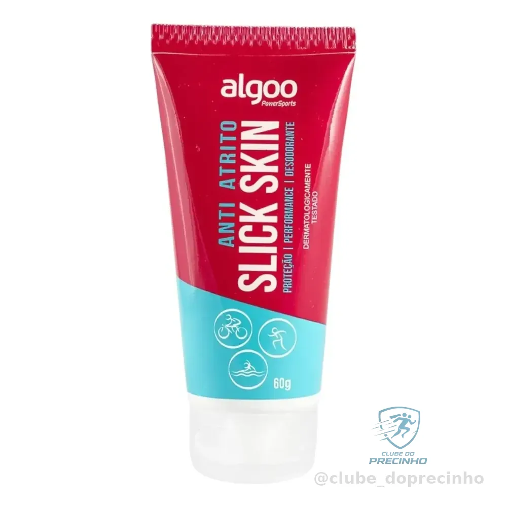 Creme Anti Atrito Slick Skin Corrida Bike Esportes 60g Algoo