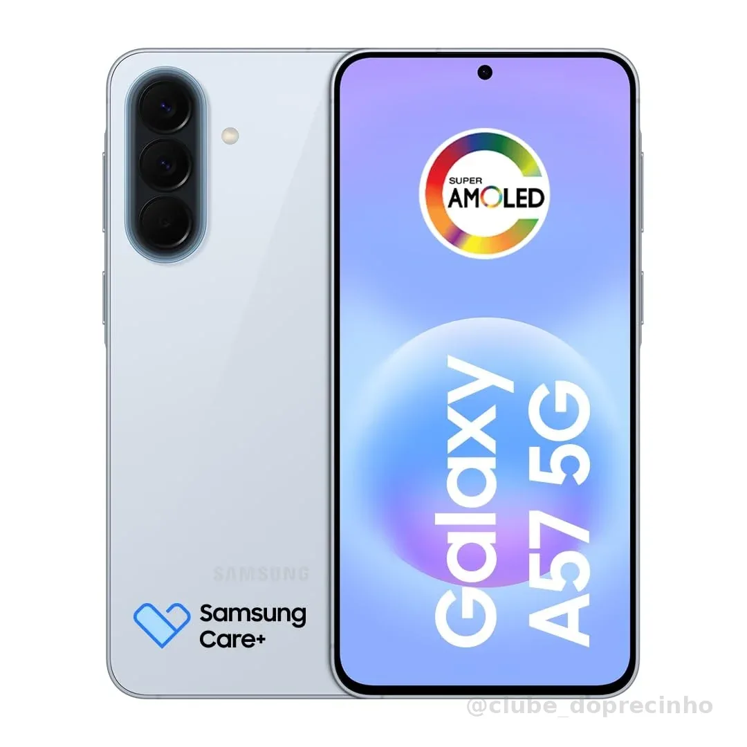 Celular Samsung Galaxy A57 5G 128GB, 8GB RAM, Recursos AI (Azul Claro)