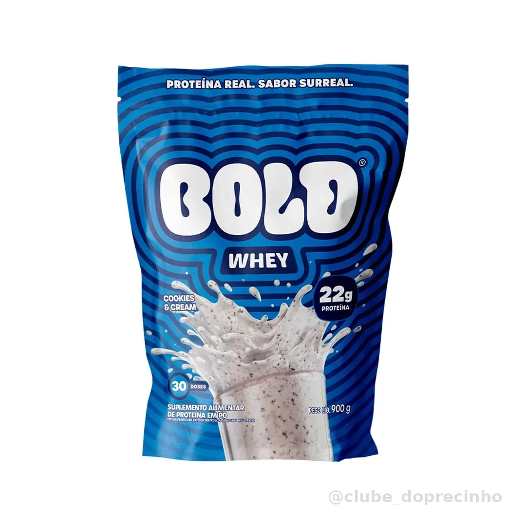 WHEY PROTEIN 3W - BOLD WHEY (900g) - Sabor: Cookies & Cream
