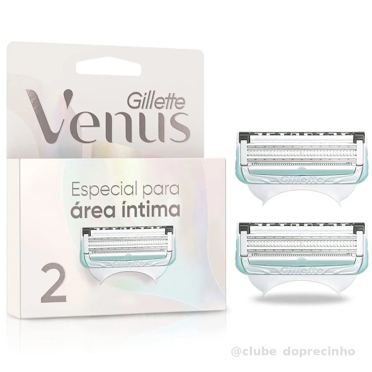 Gillette Venus para Área Íntima Carga para Aparelho de Depilação 2 Unidades